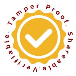 Tamper Proof Verifiable Certificate